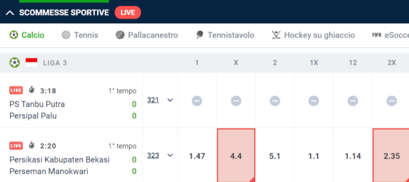 pariuri sportive italia